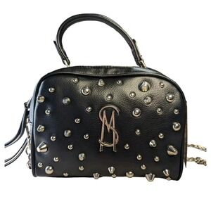 Steve Madden Bstarie‎ Crossbody Black Stud and Stars Aesthetic, In Black/Silver